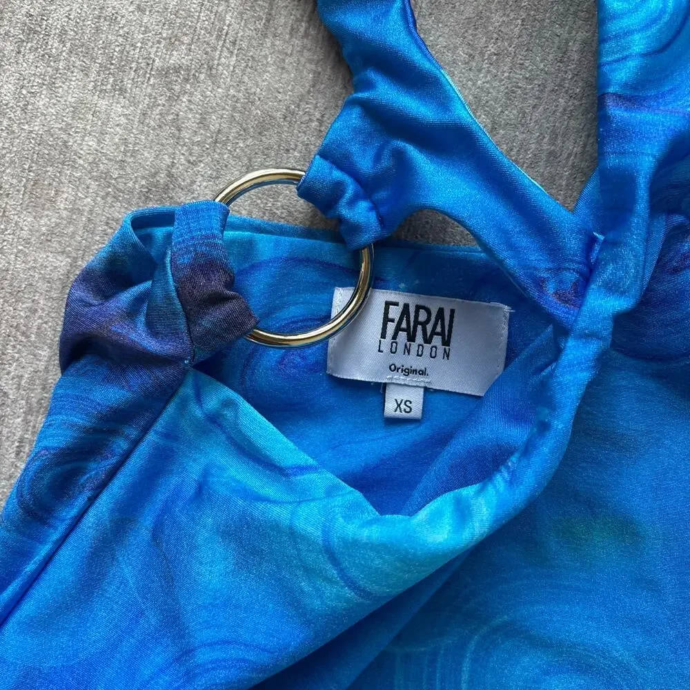 Farai London Blue Maxi Dress - Picture 5 of 7